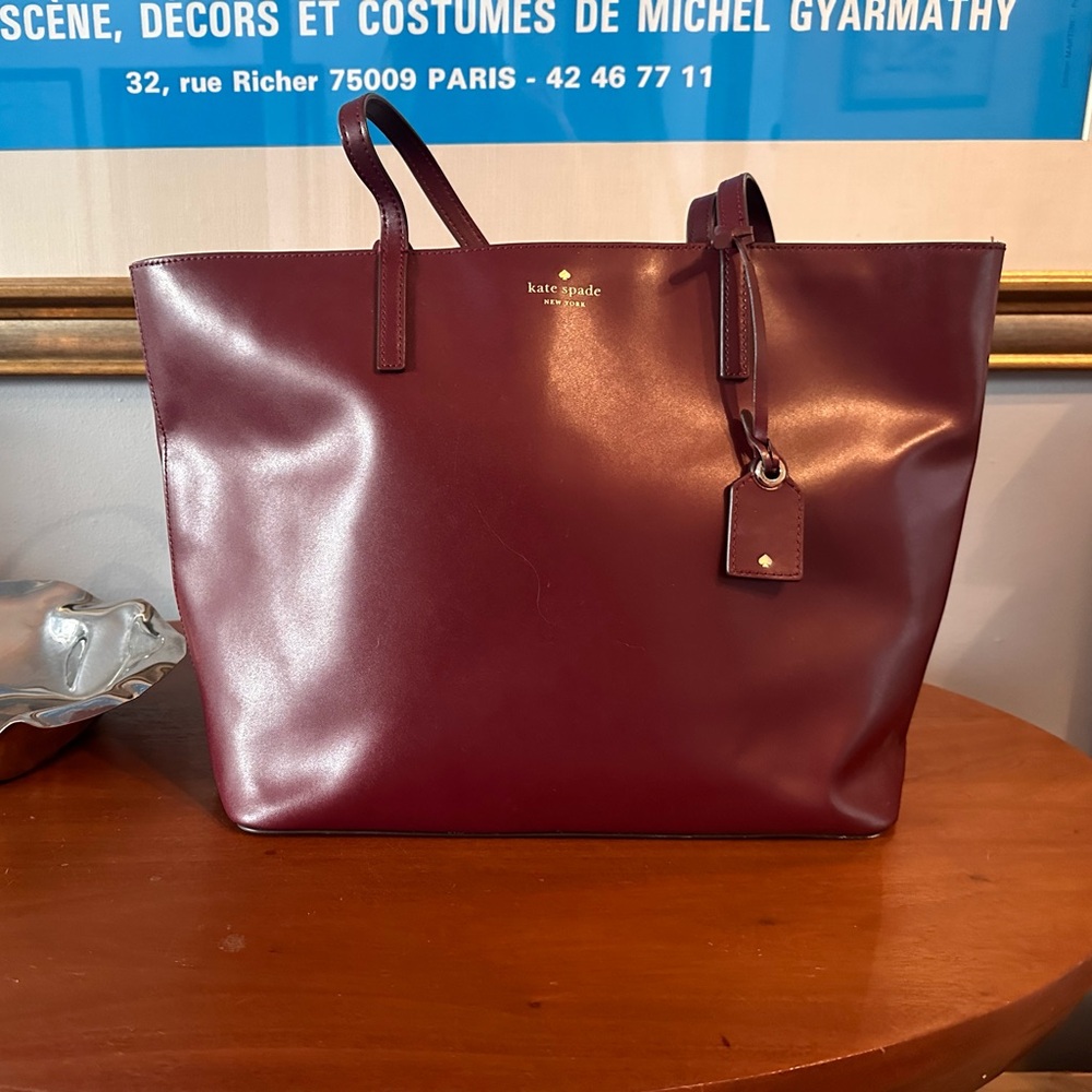 Kate Spade Janie Cherrywood Medium Tote
